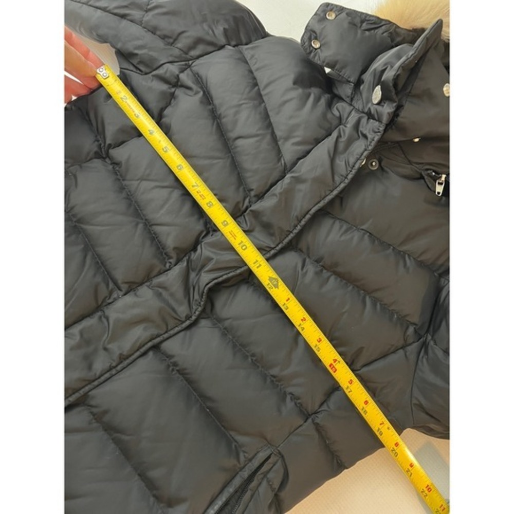 Bogner Fire + Ice Puffer Jacket Women US 8 Black Fur Trim Hood Down Fill - Picture 7 of 16